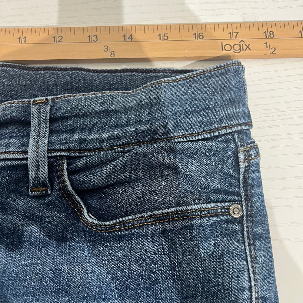 NYDJ Jeans Women's Size 16 Blue Dayla Wide Cuff Crop Medium Wash Stretch Capri - Picture 6 of 10